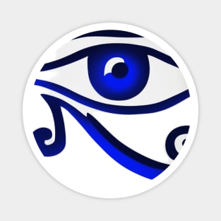 Eye of Horus Royal Blue Shadow Silhouette Anime Style Collection No. 225 Magnet